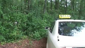 A German Taxi Driver Receives Assistance From A Mature Customer During A Sexual Encounter