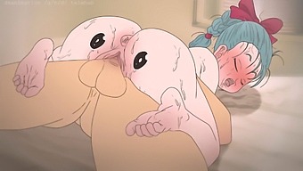 Bulma'S Butt Gets Filled By Piplup In This Anime And Manga Hentai