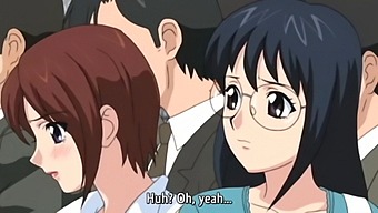 A Schoolgirl'S Cursed Bra Leads To A Hentai Train Sex Scene