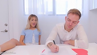 My Tutor'S Unexpected Sexual Advance During A Study Session With A Young Coed