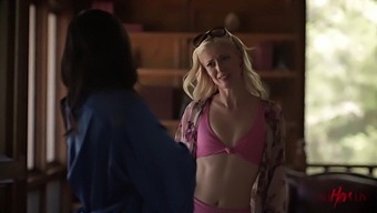Sensual Lesbian Couple Explores Mutual Pleasure In Reality Video