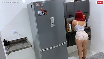 Amateur Maid With A Big Ass Caught On Camera